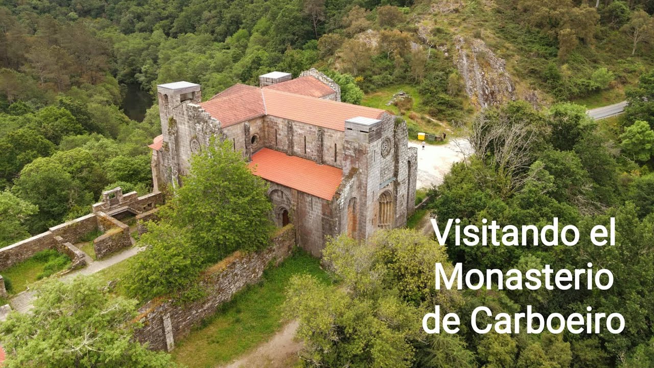 Visitando el Monasterio de Carboeiro en 4K (Silleda - España) with drone DJI Mavic Air 2 - Koven