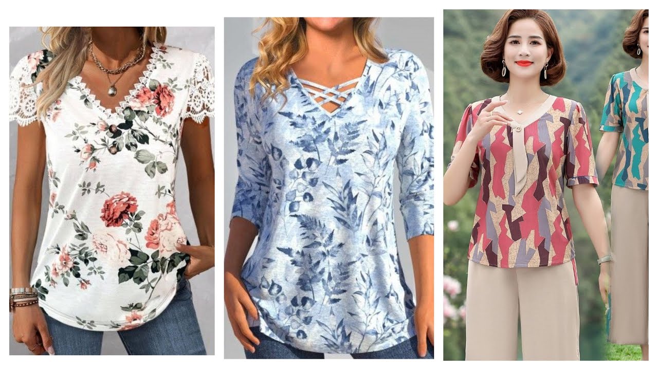 Moda 2025 BLUSAS BONITAS 100&rdquo;Ideas De blusas bonitas MODELOS casuales 24/25 #fashion #shirts #style