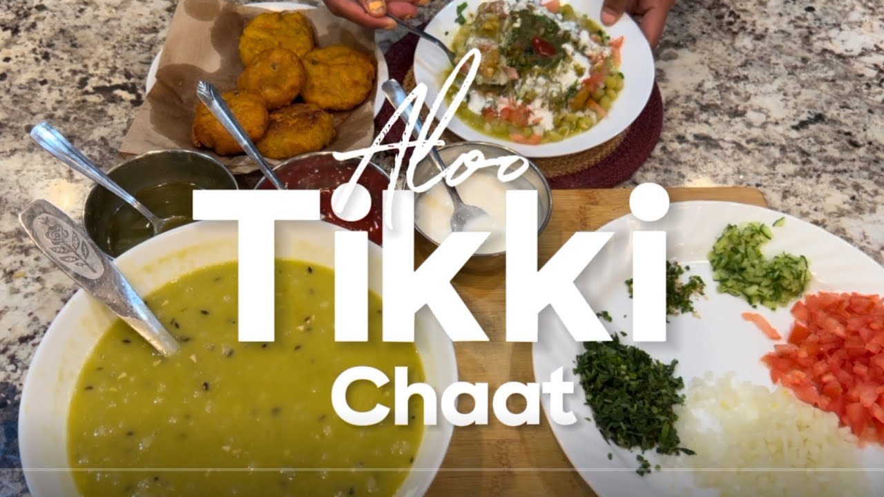 Street Style Aloo Tikki Chaat | Easy Indian Chaat Recipe 
