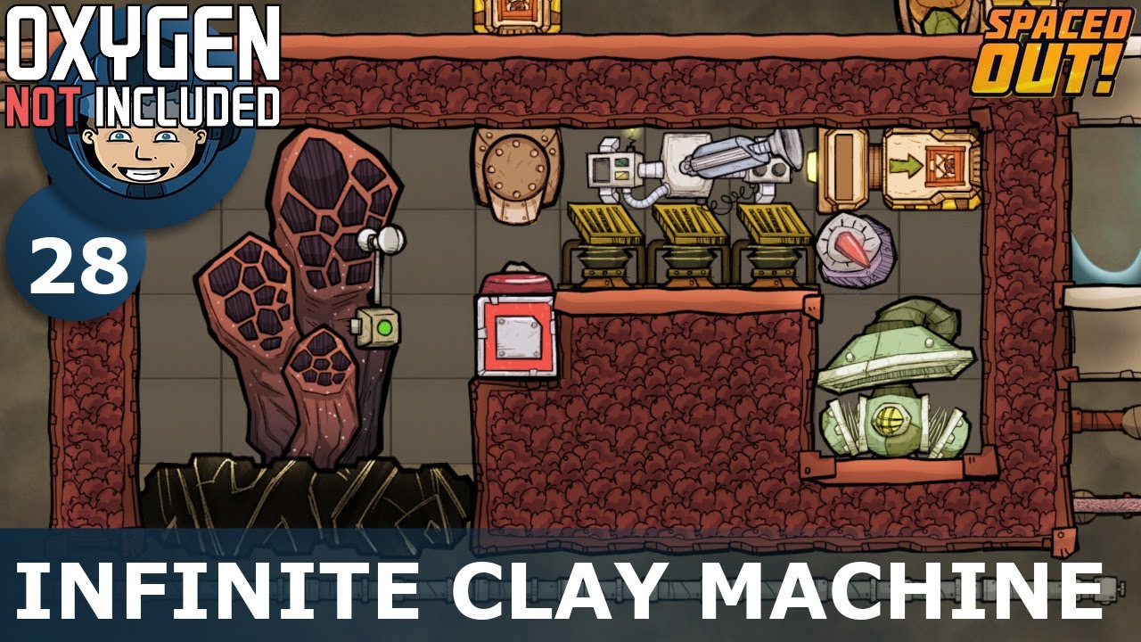 UPDATES & INFINITE CLAY MACHINE - ONI - Spaced Out: Ep. #28 (Oxygen Not Included)