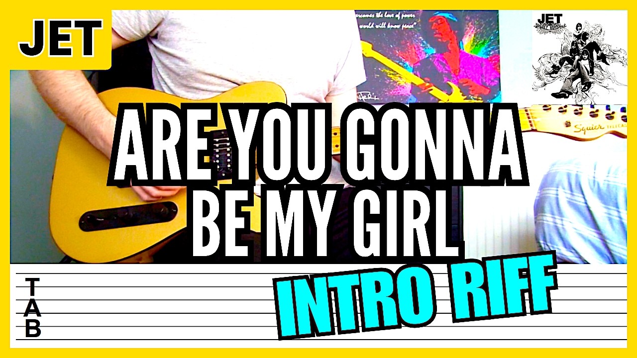 Jet - Are You Gonna Be My Girl (Main Intro Riff) Guitar Lesson | Tab | Tutorial