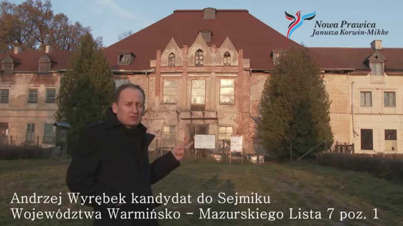 Andrzej Wyrębek o pałacu w Sztynorcie