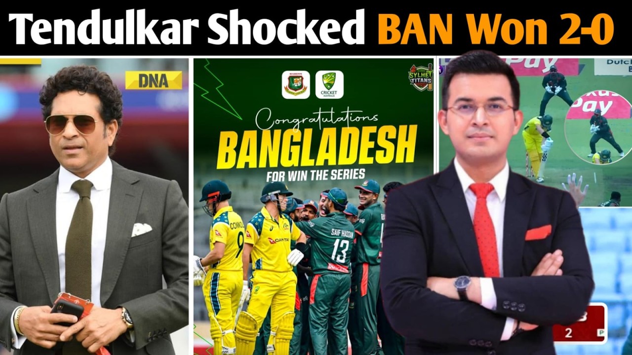 SACHIN TENDULKAR SHOCKED😱 BAN Won 2-0 vs Australia |