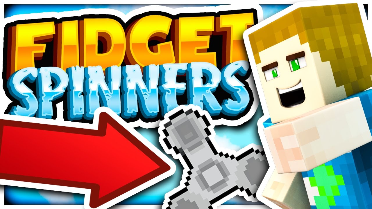 MY MINECRAFT FIDGET SPINNERS!!
