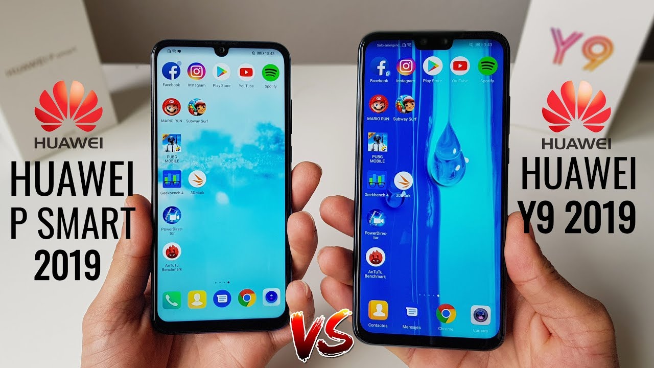 Huawei P smart 2019 vs Huawei Y9 2019 | Prueba de Rendimiento & Potencia 🔥