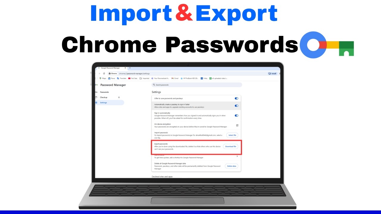 How to Import & Export Passwords in Google Chrome (Step-by-Step)