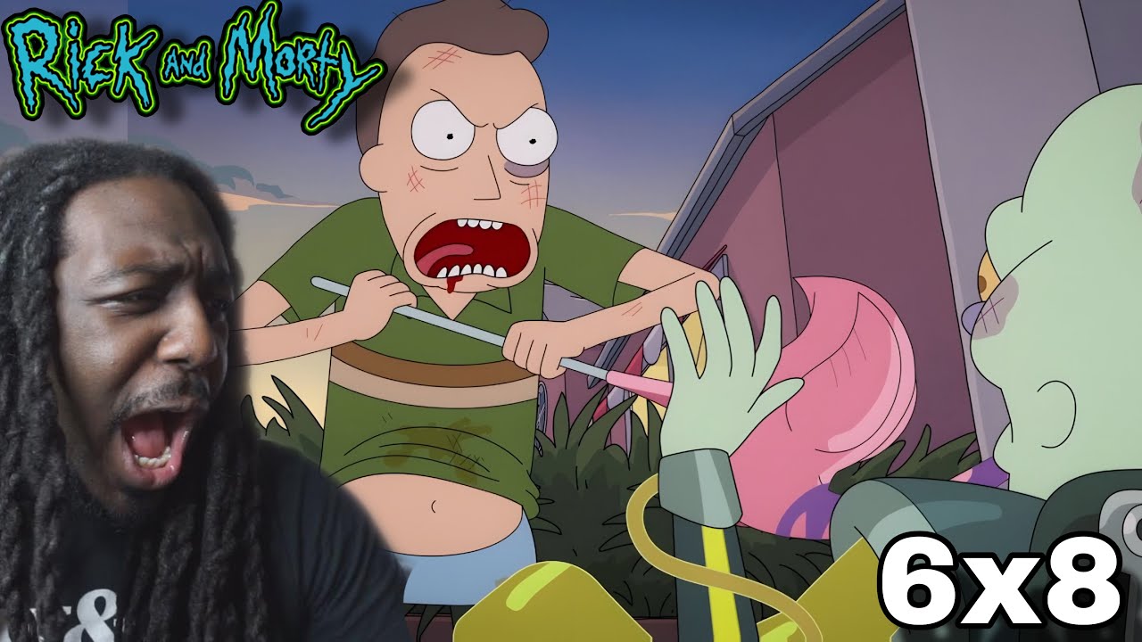 JERRY JUST BEAT HIS A** ‼️🤣 | Rick and Morty 6x8