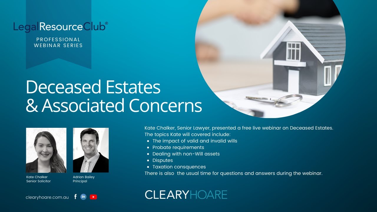 Dealing with Deceased Estates