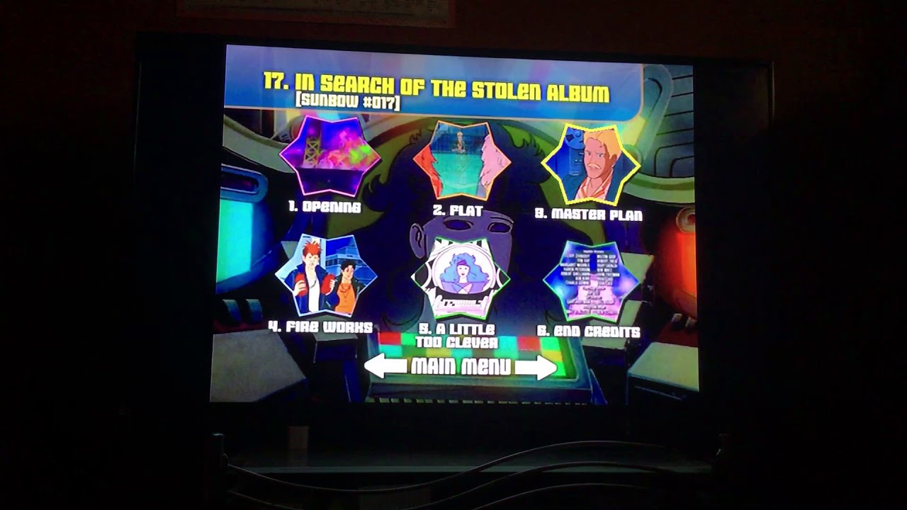 Jem and The Holograms: The Complete 1st & 2nd Seasons 2004 DVD Menu Walkthrough (Version #3, Disc 3)