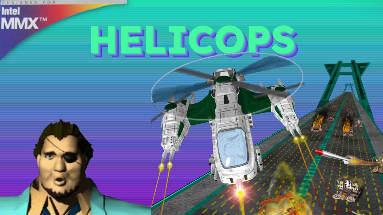 Helicops (Windows 95) - Anime Aerial Action