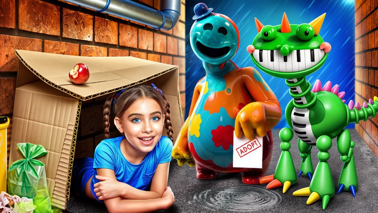 Doey The Doughman Beni Evlat Edindi! Poppy Playtime: Gerçek Hayatta Bölüm 4!