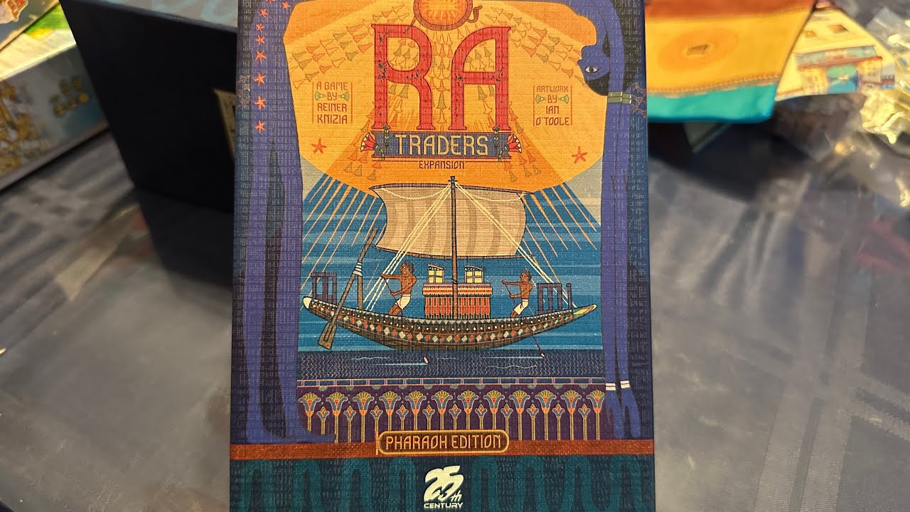 Unboxing: RA Traders expansion Pharaoh edition 