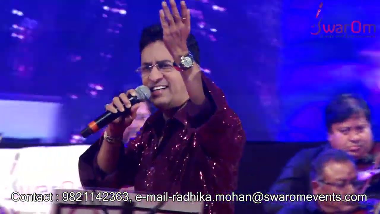 Mera Chand Mujhe Aaya Hai Nazar | Alok Katdare sings for SwarOm Events and Entertainment