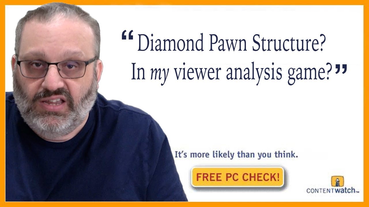 Diamond Pawn Structure? In MY Viewer Analysis Game?