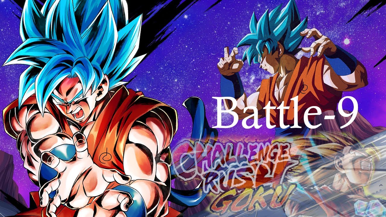 Goku Challenge Rush 9 Using 2 God Ki Characters | Dragon Ball Legends
