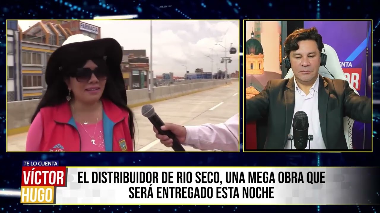 HOY INAUGURAN EL DISTRIBUIDOR RÍO SECO, LA OBRA MAESTRA QUE REVOLUCIONARÁ LA CIUDAD DE EL ALTO