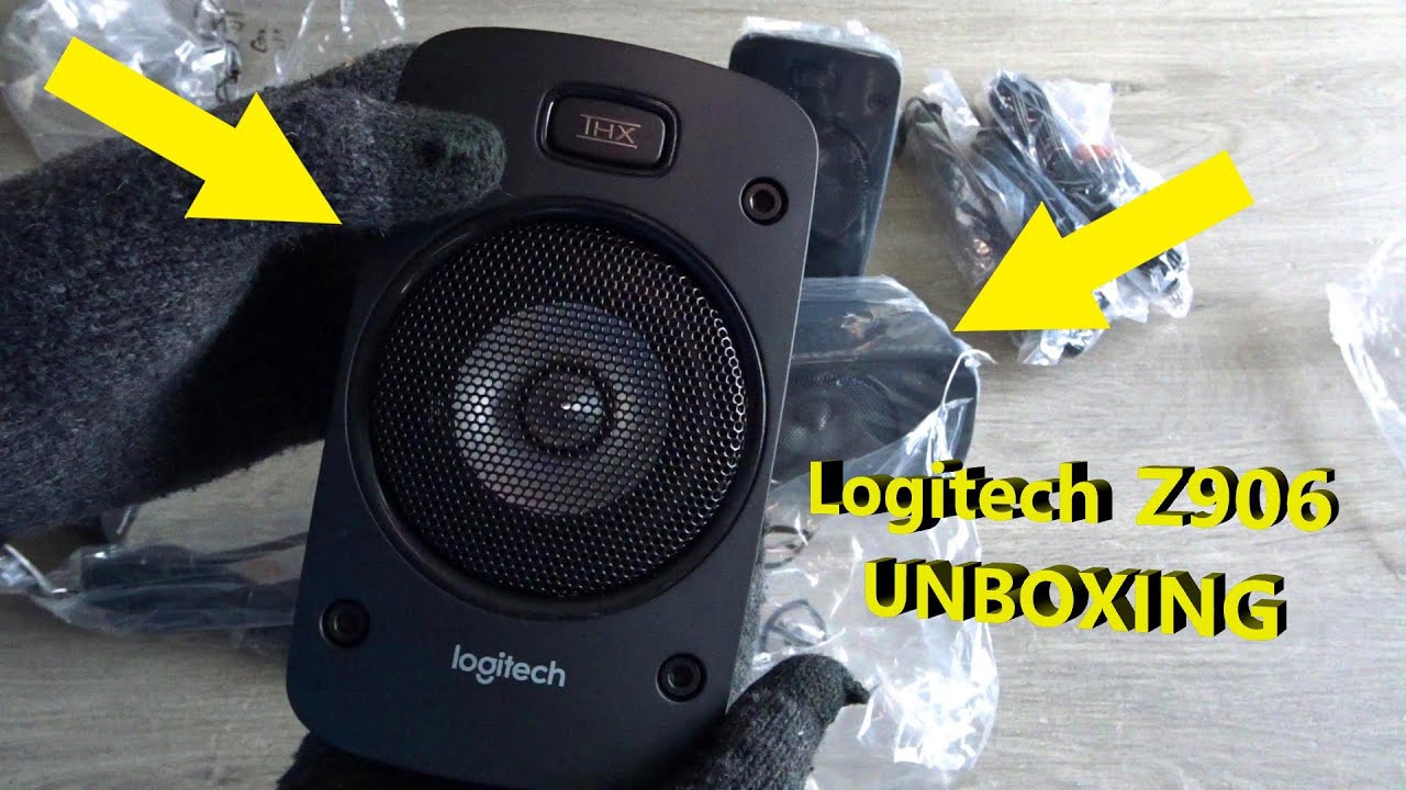 → Unboxing The Logitech Z906 Surround Sound Speaker System ←