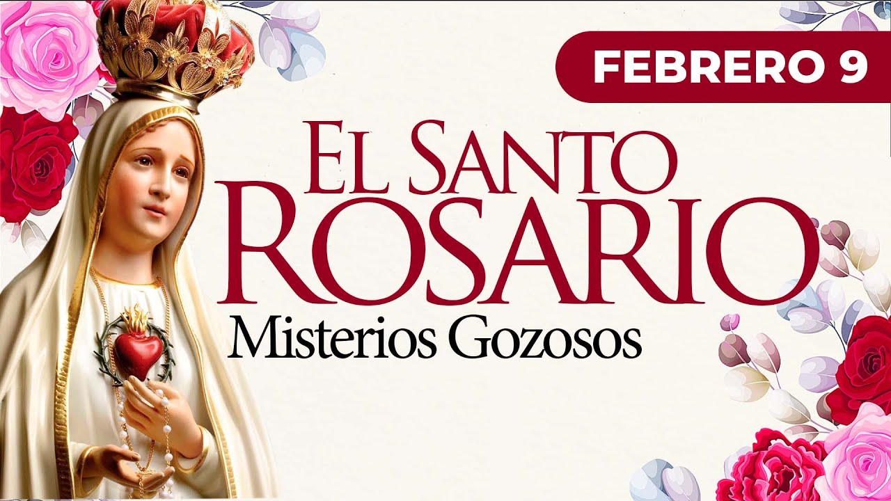Santo Rosario de hoy lunes 9 | Misterios Gozosos | Rosario Católico en Vivo