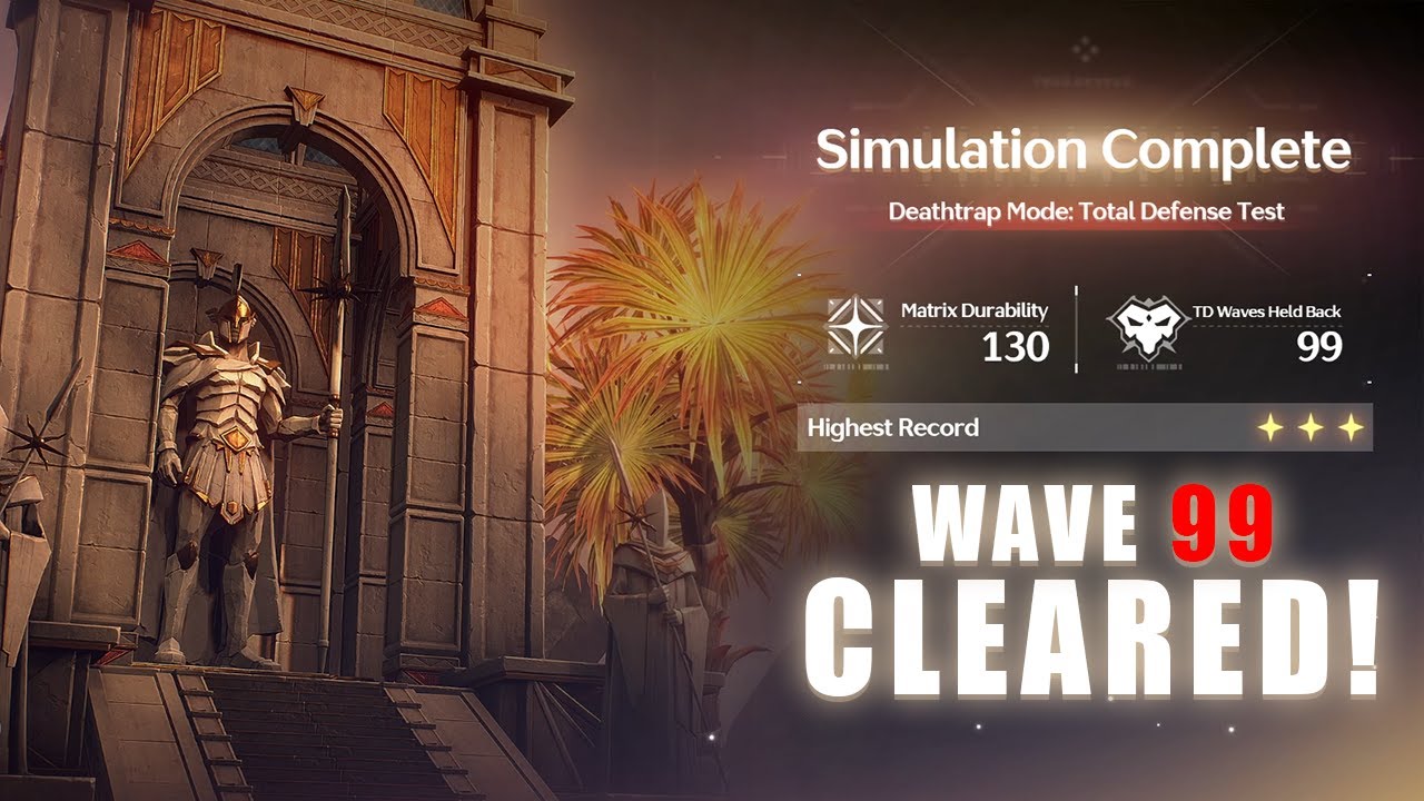 Wuthering Waves | Tidal Defense Deathtrap – Wave 99 Clear (Full Run)