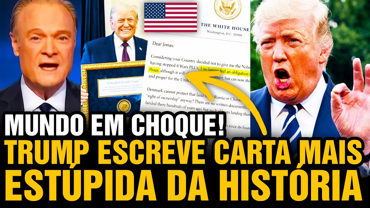 Carta RIDÍCULA de Trump revela CHANTAGEM bizarra, ignorância e ataque e deixa MUNDO EM CHOQUE! 😱 🇺🇸