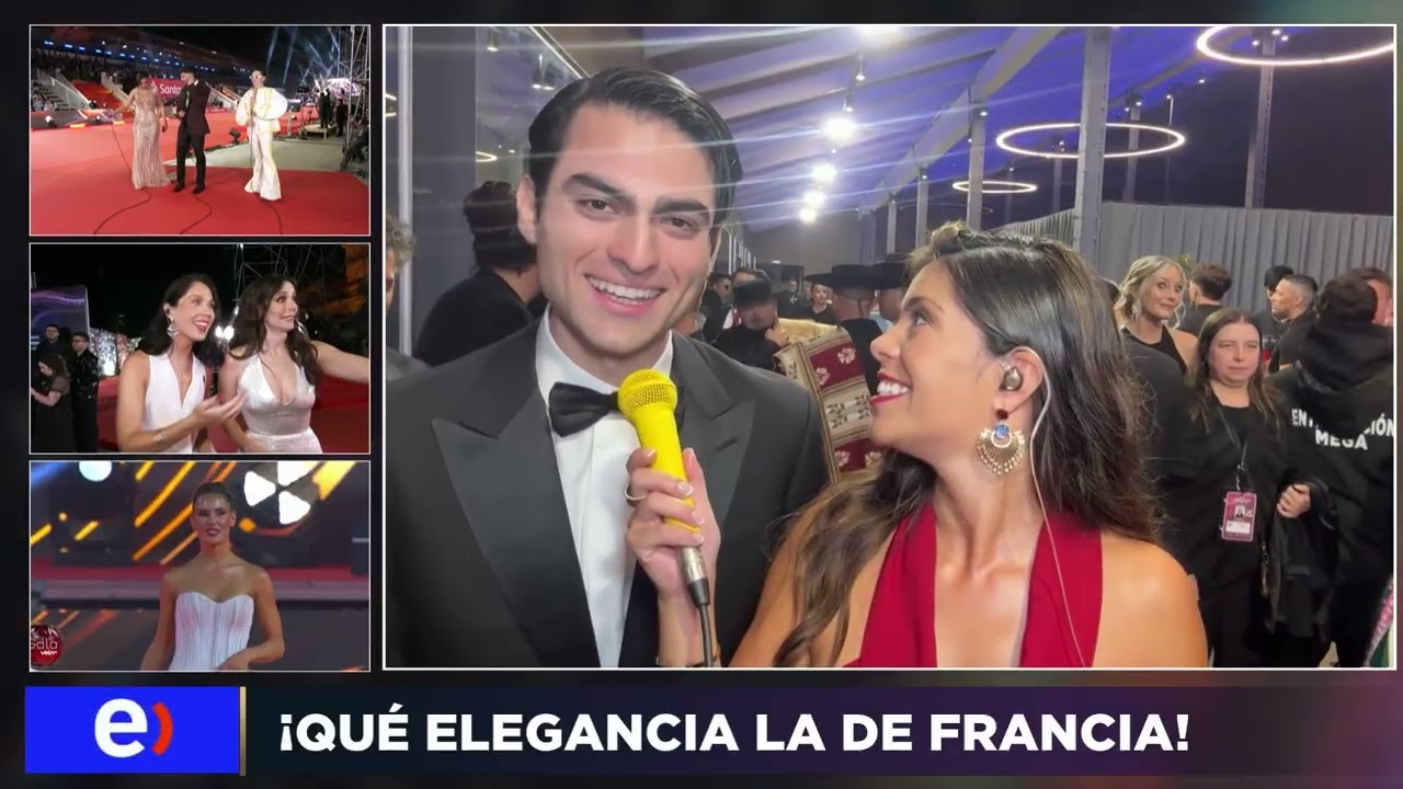 La reacción de Mateo Bocelli cuando periodista le pidió un saludo especial en backstage de la Gala