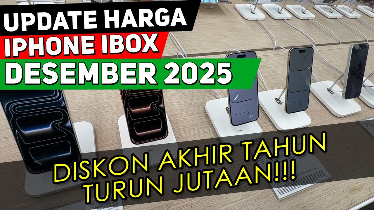 Update Harga iPhone iBox Desember 2025 | Harga Turun di Akhir Tahun!