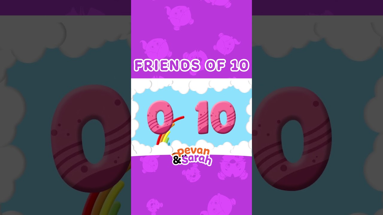 Number names 1-10 | Friends of Ten | Pevan & Sarah