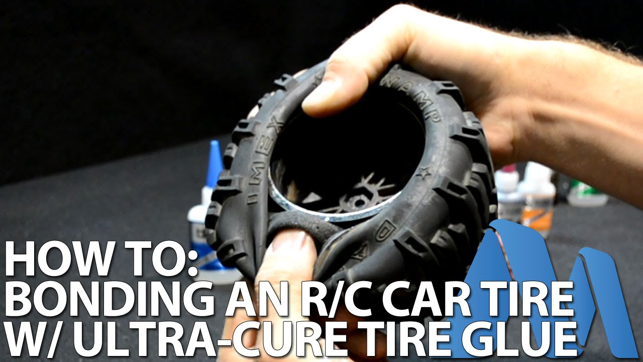 Learn how to bond an R/C Car Tire using Bob Smith Ultra-Cure Tire Glue By ModelMerchants.com