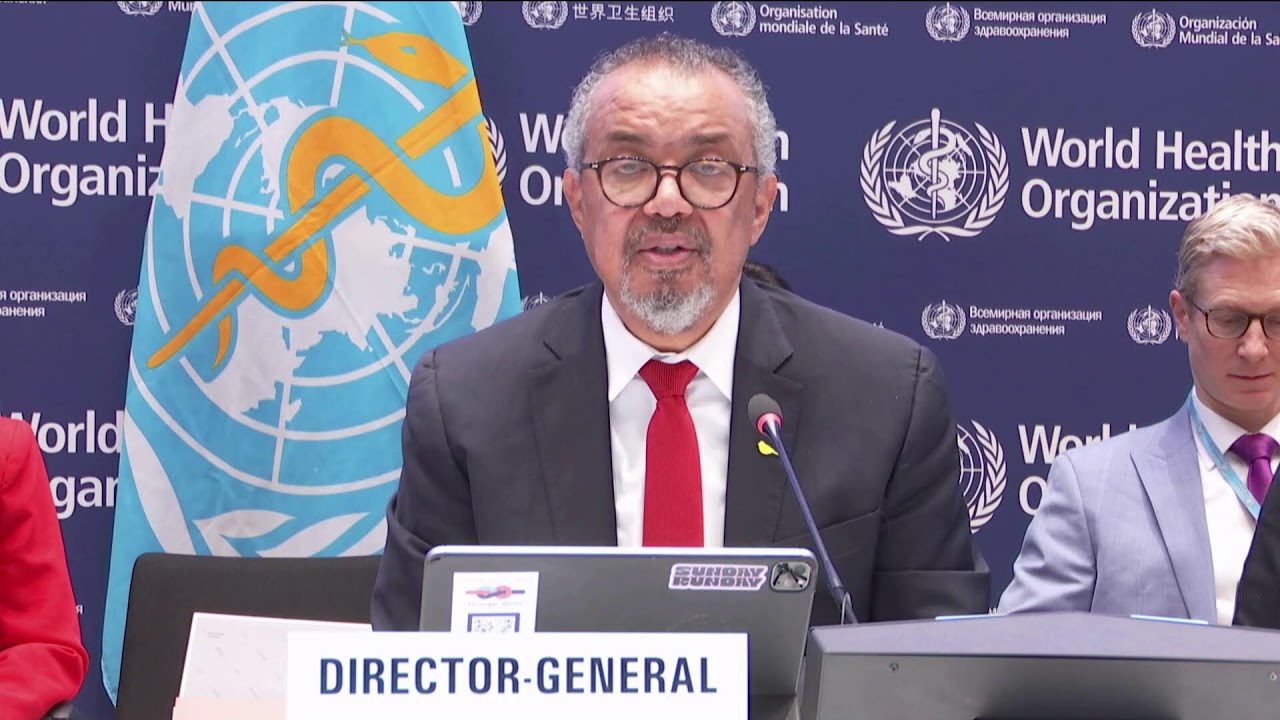 LIVE | @DrTedros' speech at the 158th session of the Executive Board