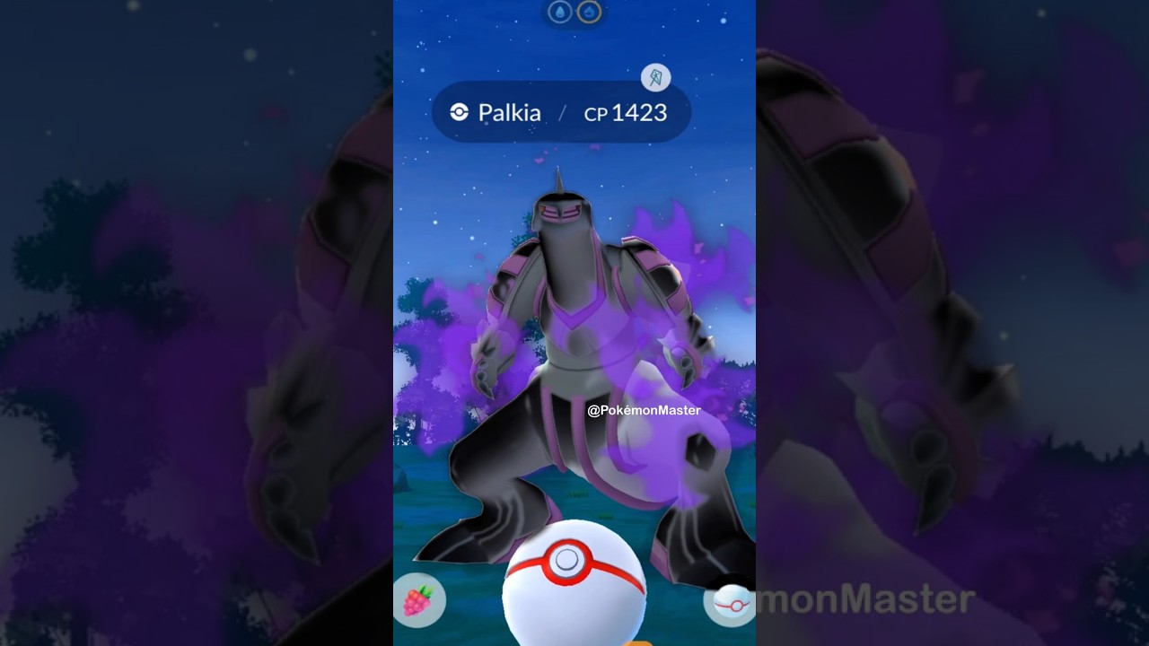 I caught NEW SHADOW *PALKIA* in Pokemon GO.