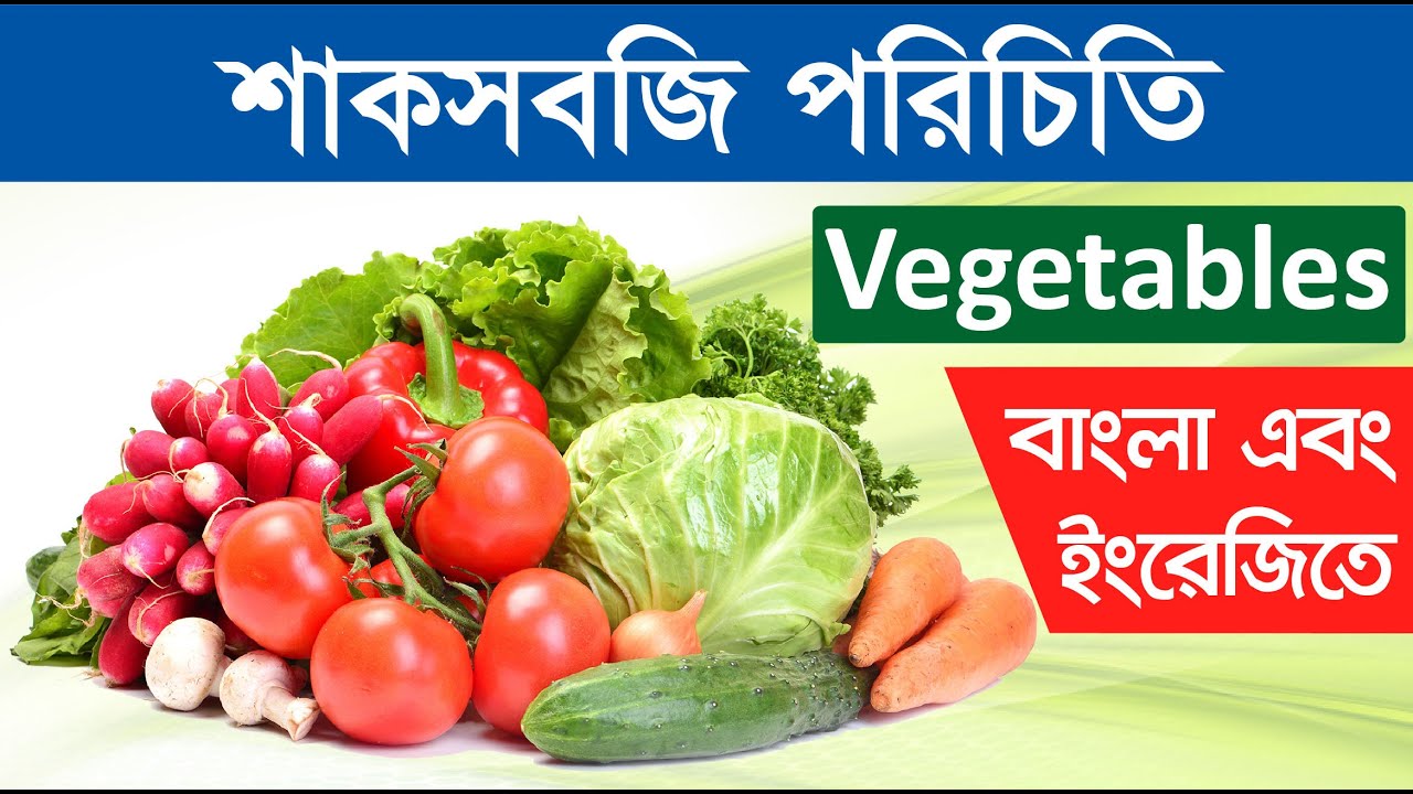Names of Vegetables | সবজি পরিচিতি | Vegetables Names with Photos | শাকসবজির নাম ইংরেজী ও বাংলায়