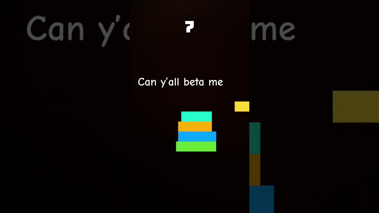 Can y’all beta me 