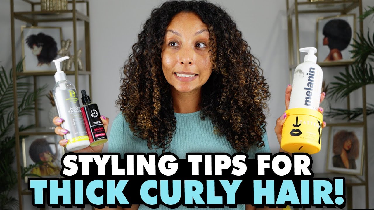 Tips for THICK Curly Hair! | BiancaReneeToday
