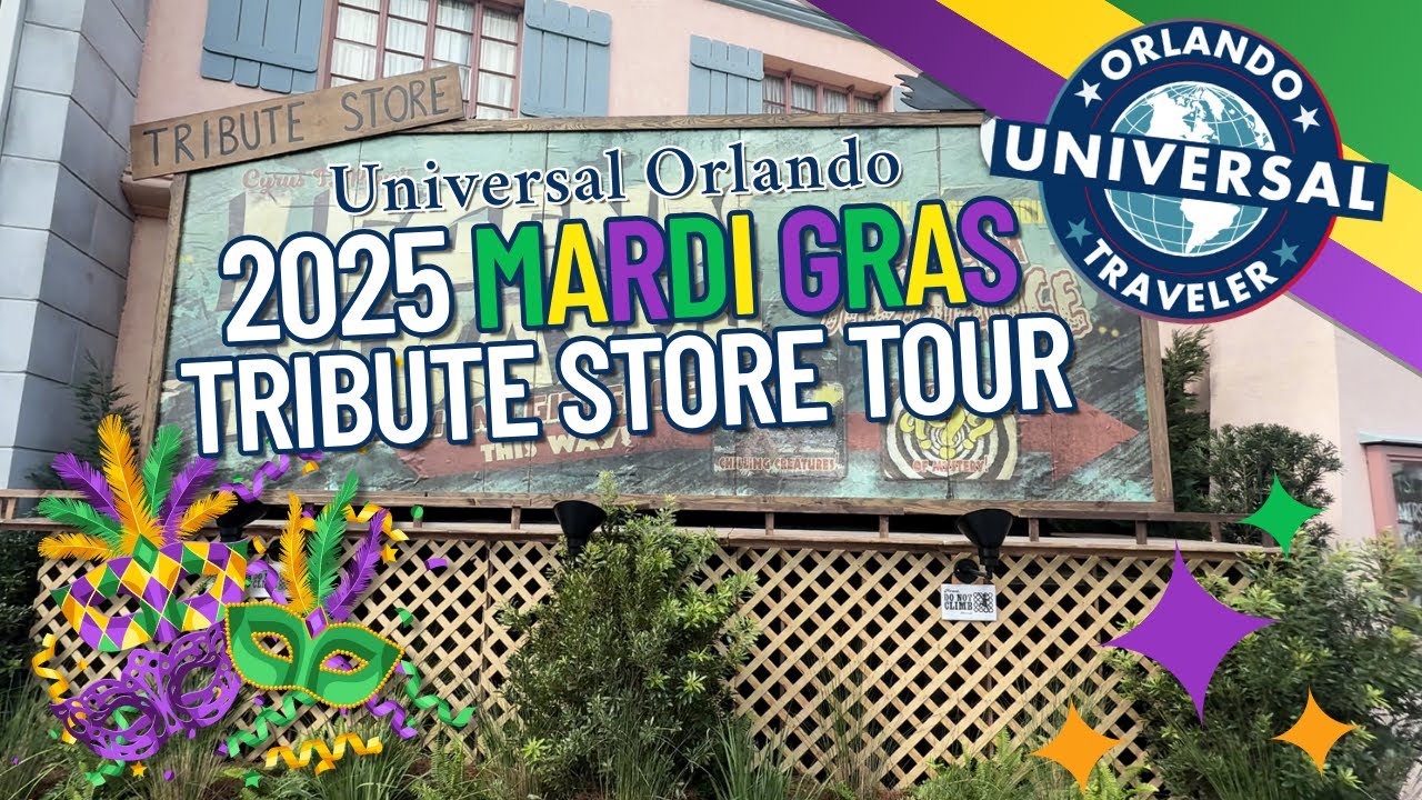 Universal Orlando Mardi Gras 2025 Tribute Store Tour | Full Walkthrough