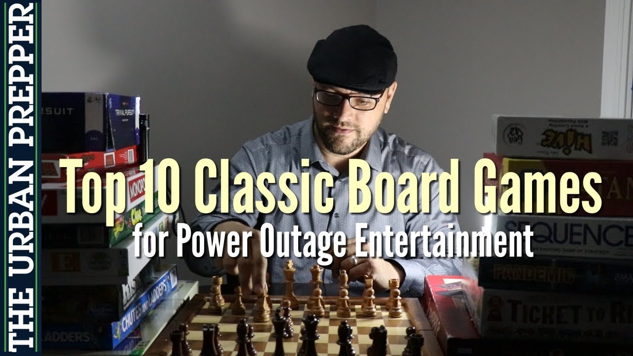 Top 10 Classic Board Games (Power Outage Entertainment)