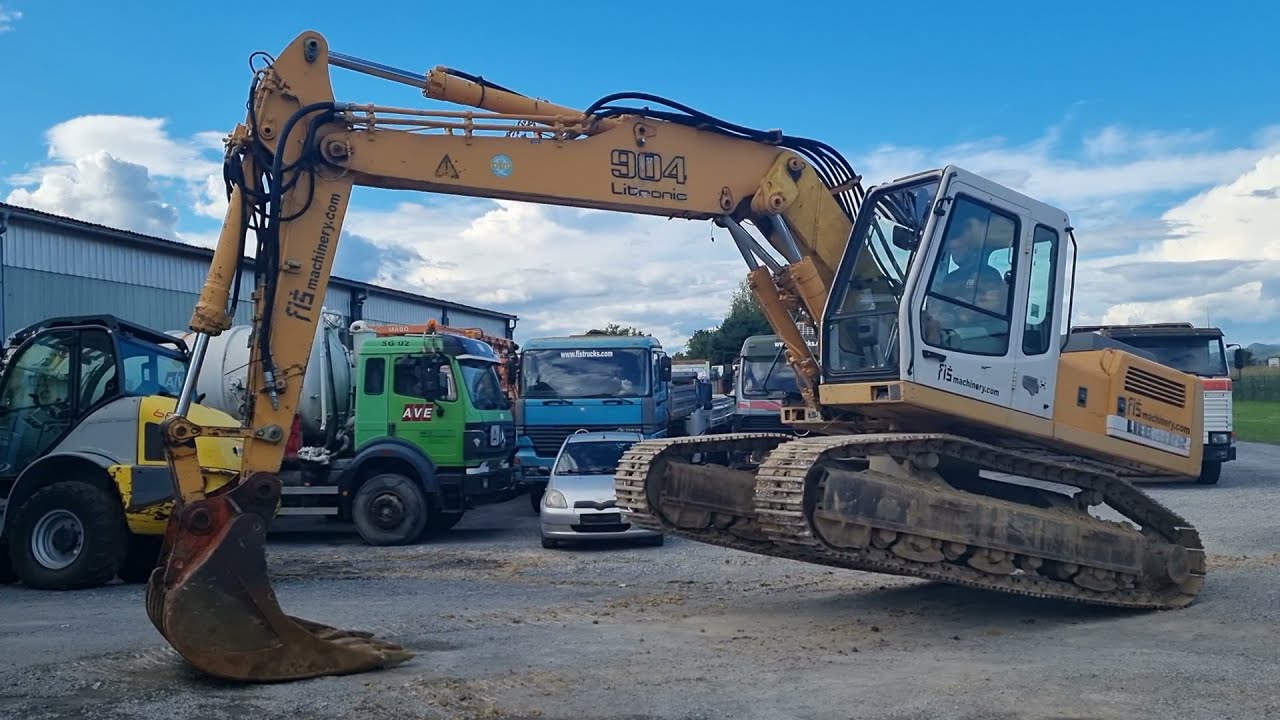 EXCAVATOR LIEBHERR R904 COMPACT - FIŠ MACHINERY SLOVENIA