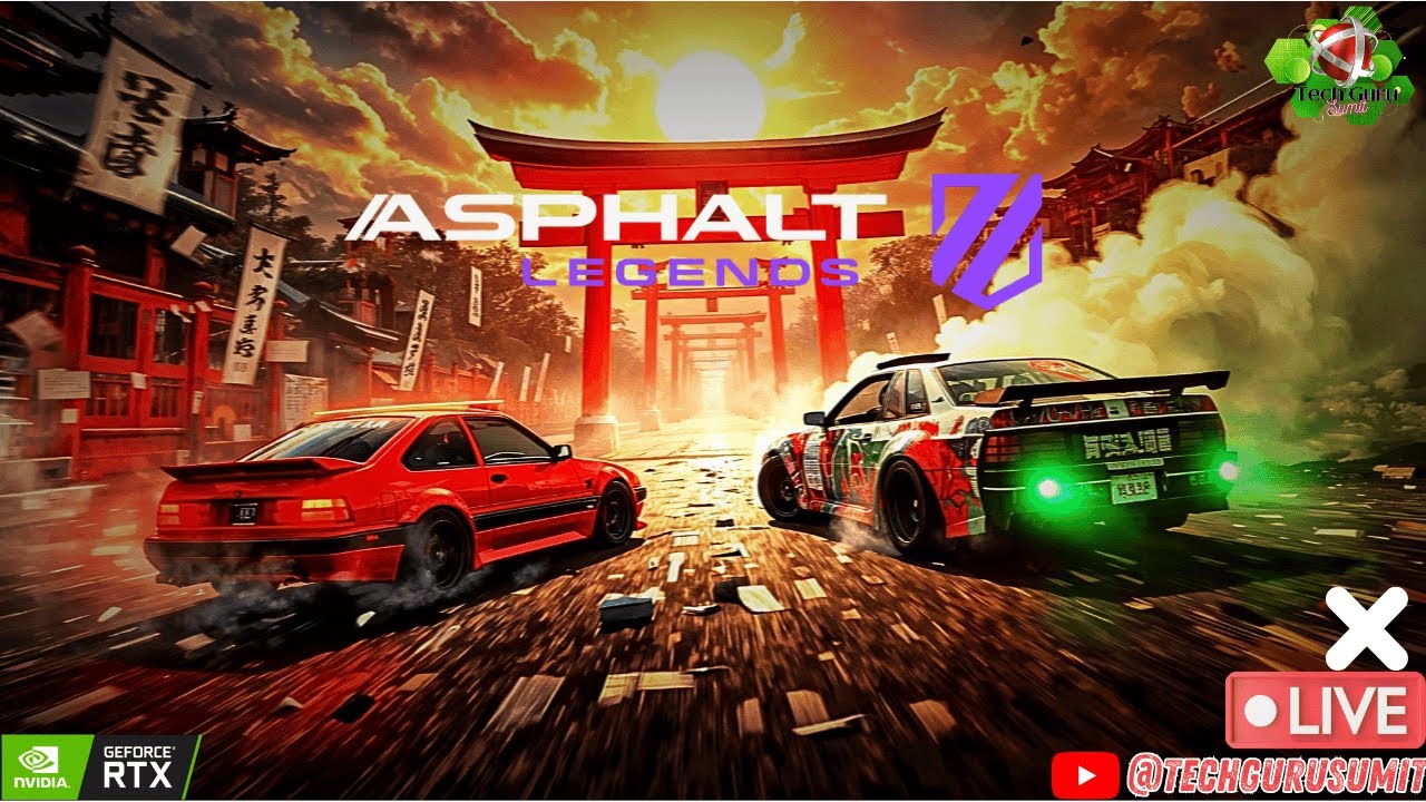 🔴New Asphalt Legends | 2k HDR| Live Stream | Tech Guru | Game Time