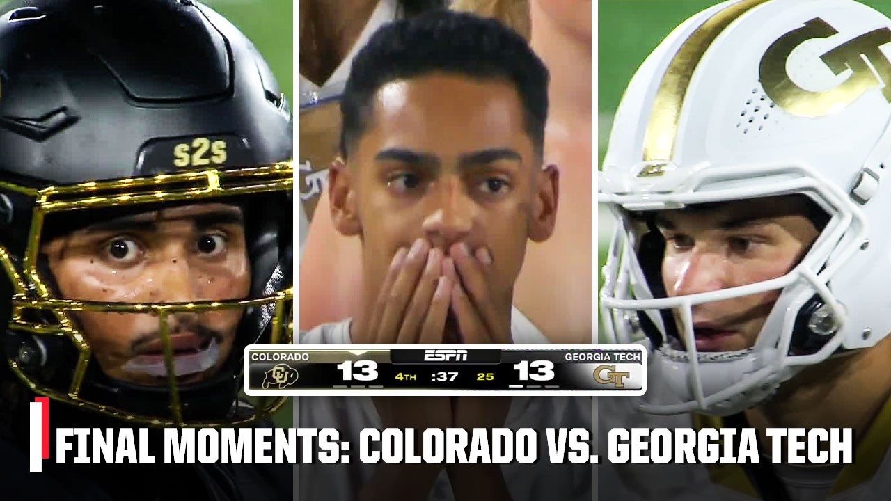 WILD FINISH 🤯 Colorado vs. Georgia Tech FINAL MOMENTS 👀 | ESPN College Football