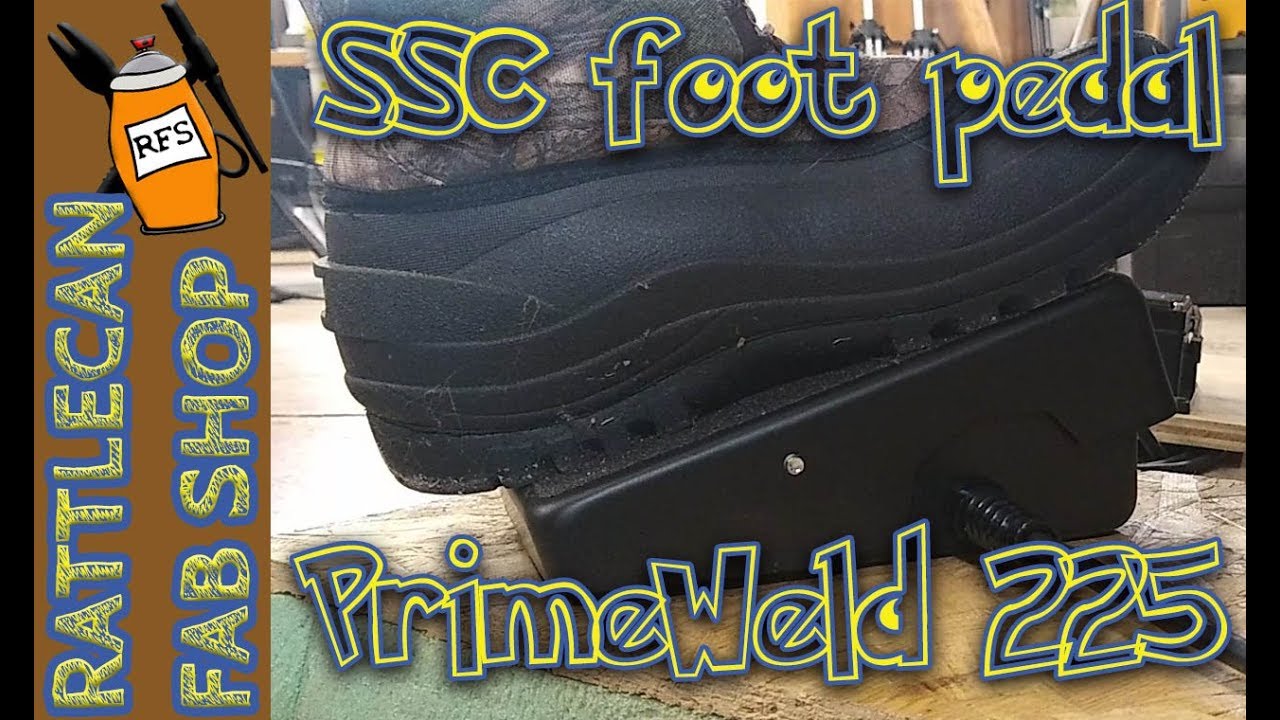 New welder pedal from SSC | RATTLECAN FAB SHOP with James O'Rear