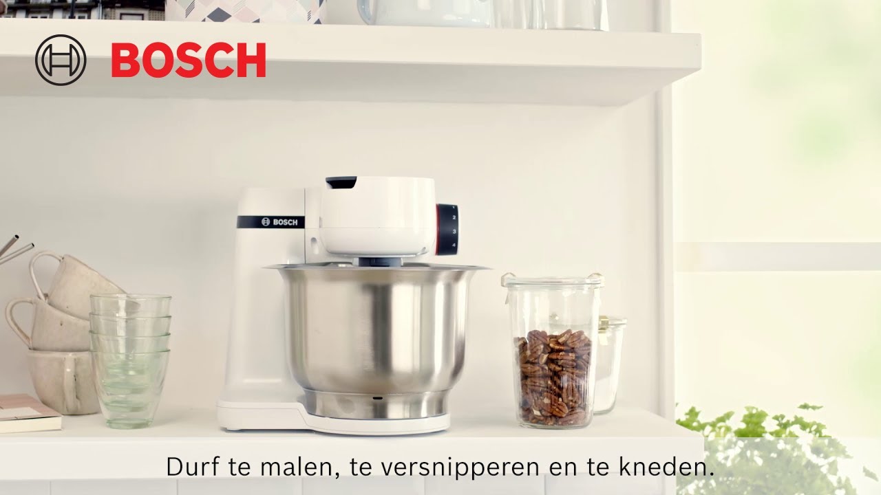 Bosch MUM Serie | 2 keukenmachine: Malen, versnipperen en kneden