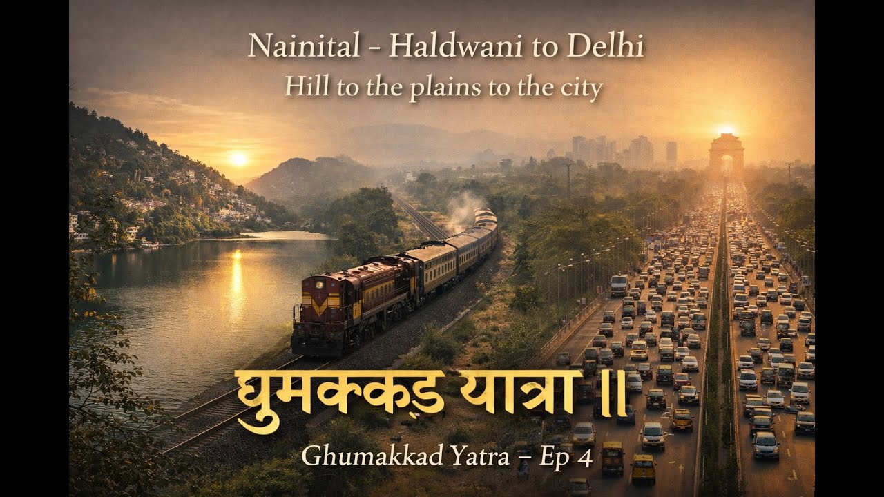 Nainital - Haldwani to Delhi | Hill to the plains to the city.Ghumakkad Yatra — Ep. 4