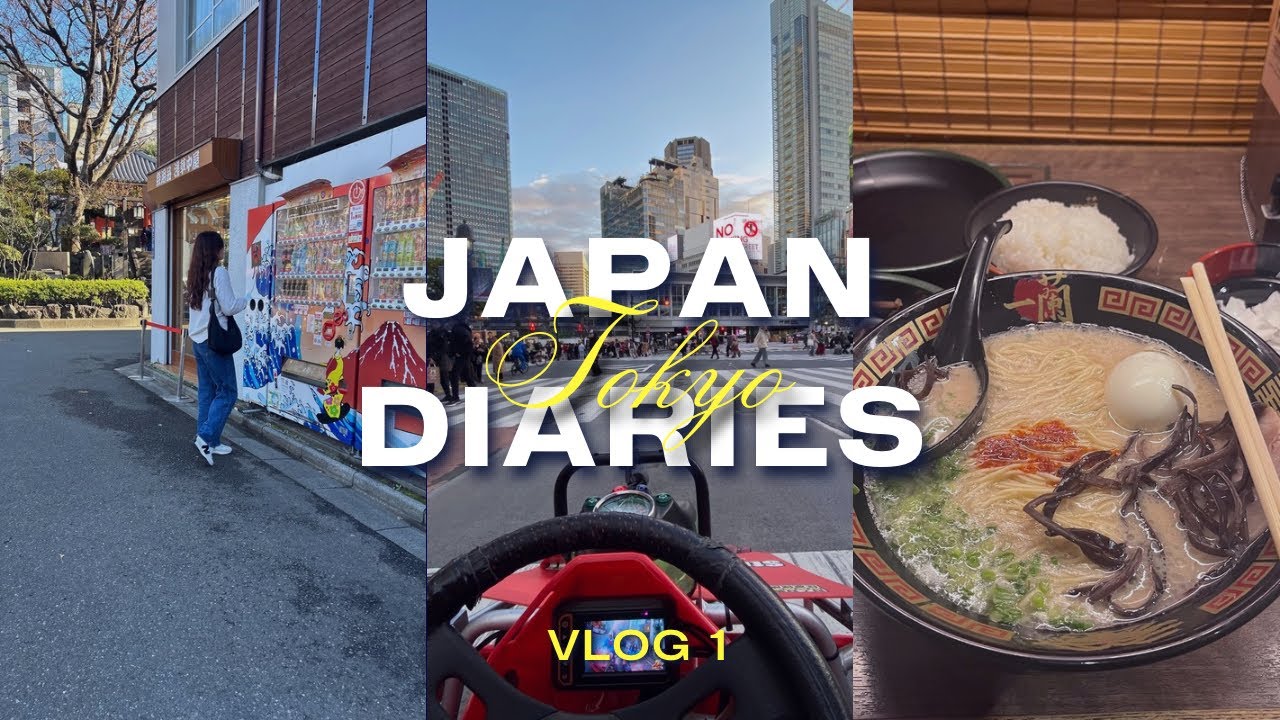Japan Diaries. 🍜🇯🇵📍Ep 1 - Tokyo ✮⋆˙ 