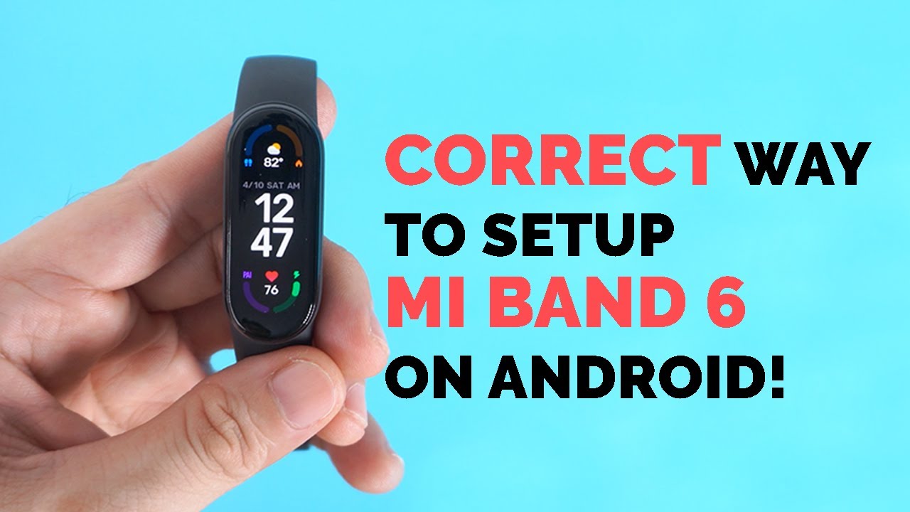 Xiaomi Mi Band 6 &mdash; полная настройка для Android