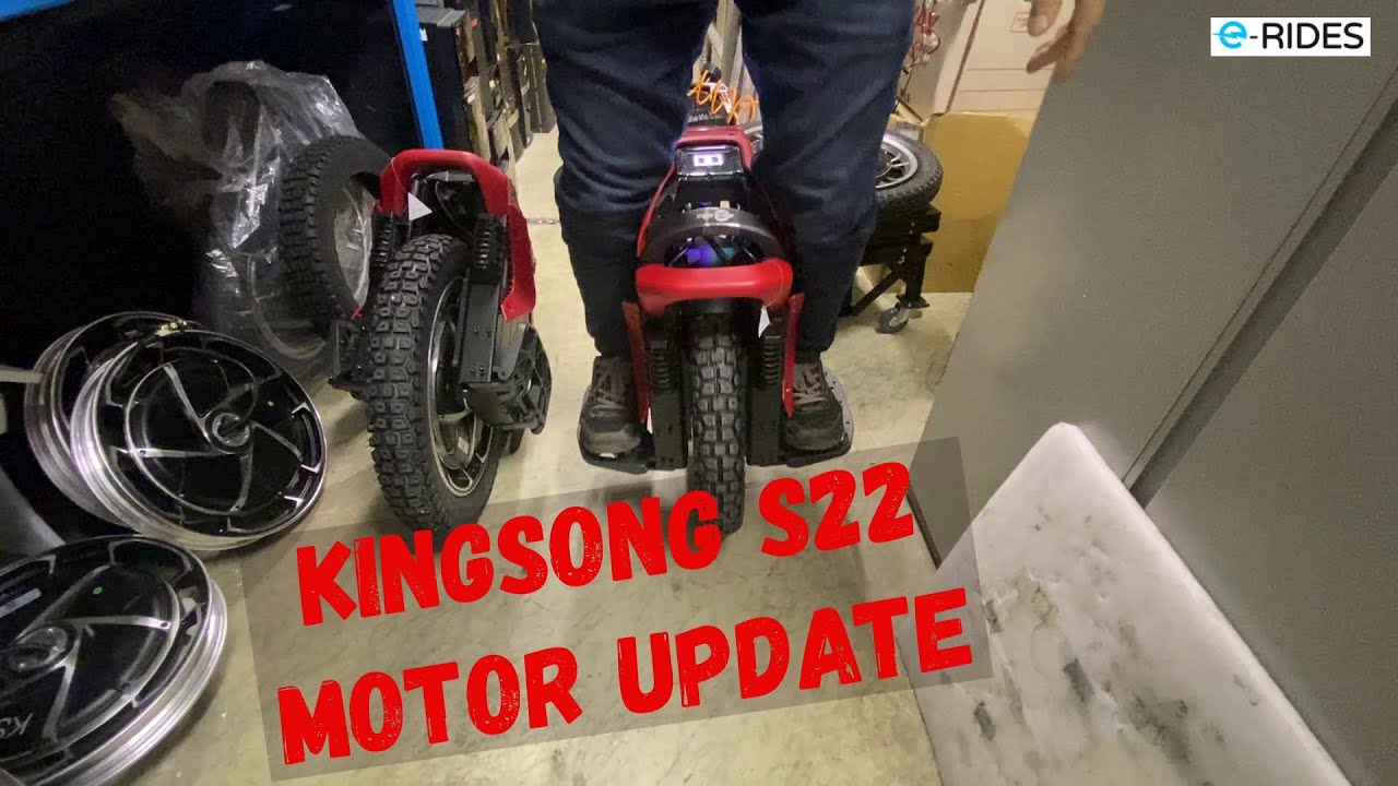 KINGSONG S22 NEW MOTOR 4000w funny noise. e-Rides EUC Upgrades