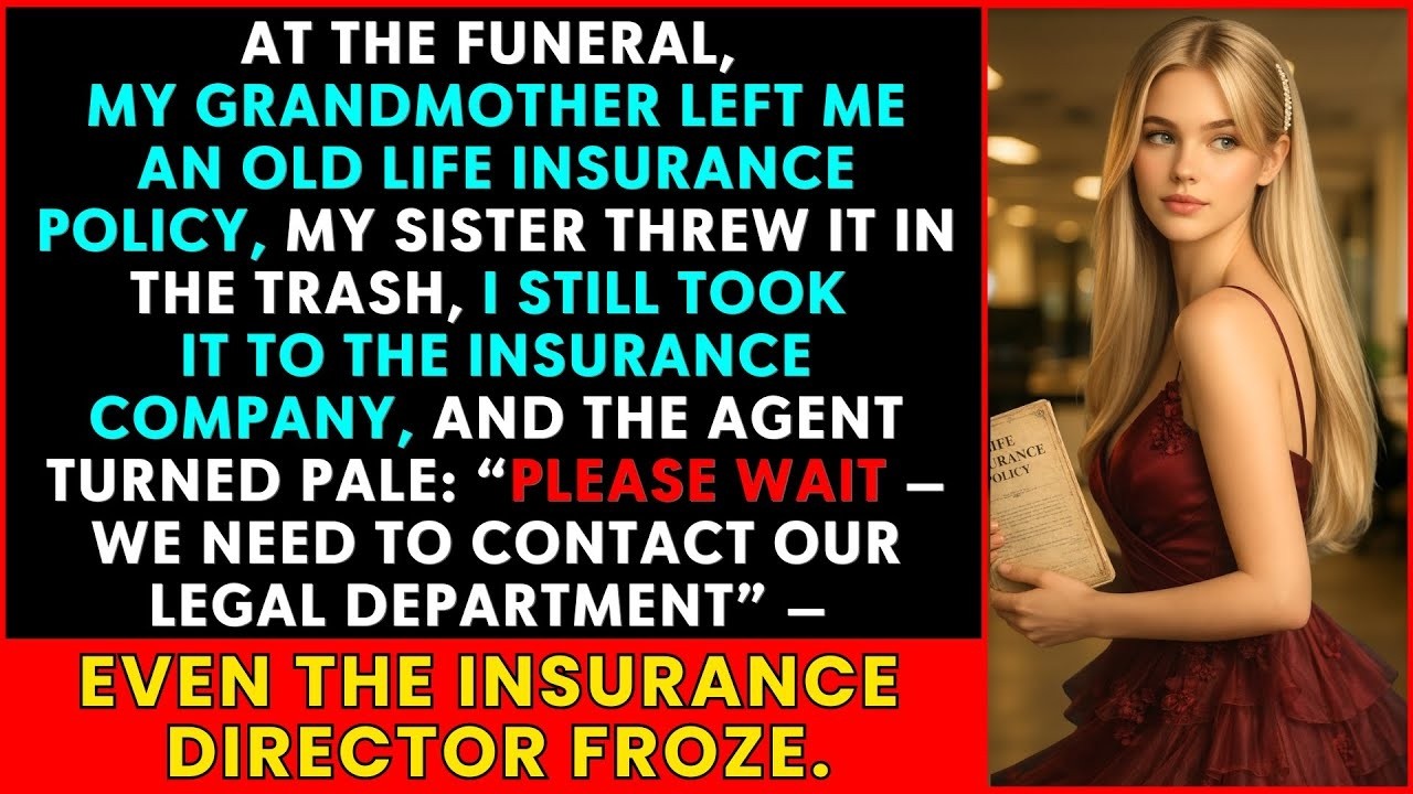 “This Insurance Policy Should’ve Been Thrown Away”—My Sister Tossed Grandma’s Gift—But the Directo
