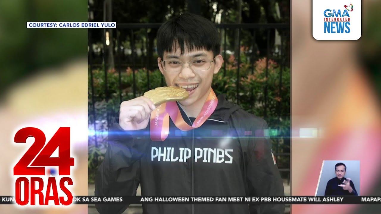 Gold, nakuha ni Carlos Yulo sa pamamagitan ng halos perfect execution sa mahirap na... | 24 Oras
