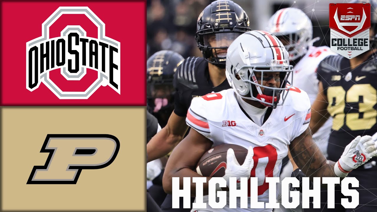 Ohio State Buckeyes vs. Purdue Boilermakers | Full Game Highlights