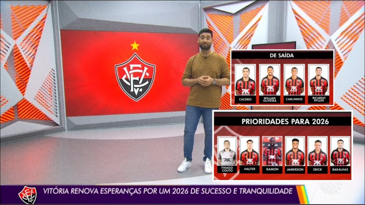 Globo Esporte BA - Vit&oacute;ria Renova Esperan&ccedil;a Por um 2026 de Sucesso e Tranquilidade