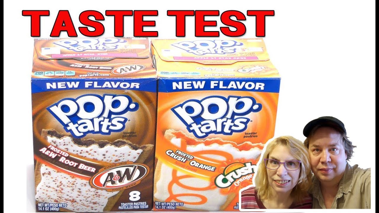 POP TARTS Root Beer and Orange Crush Taste Test