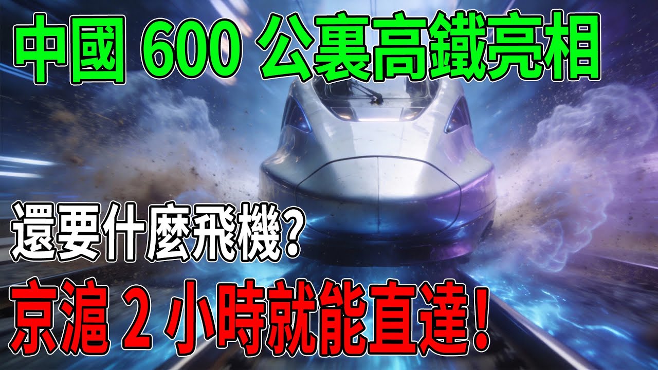 還要什麼飛機？中國時速600公裏磁懸浮問世，京滬2小時直達徹底殺瘋了！ #中國速度 #超級高鐵 #時速600公裏 #黑科技 #京滬高鐵